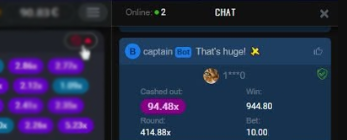 chat feature